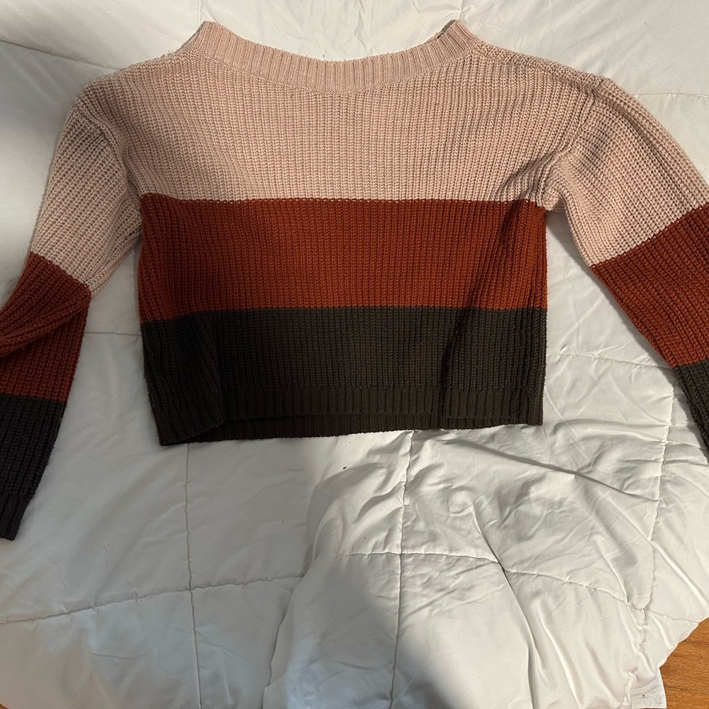 Colorblock Knit Sweater